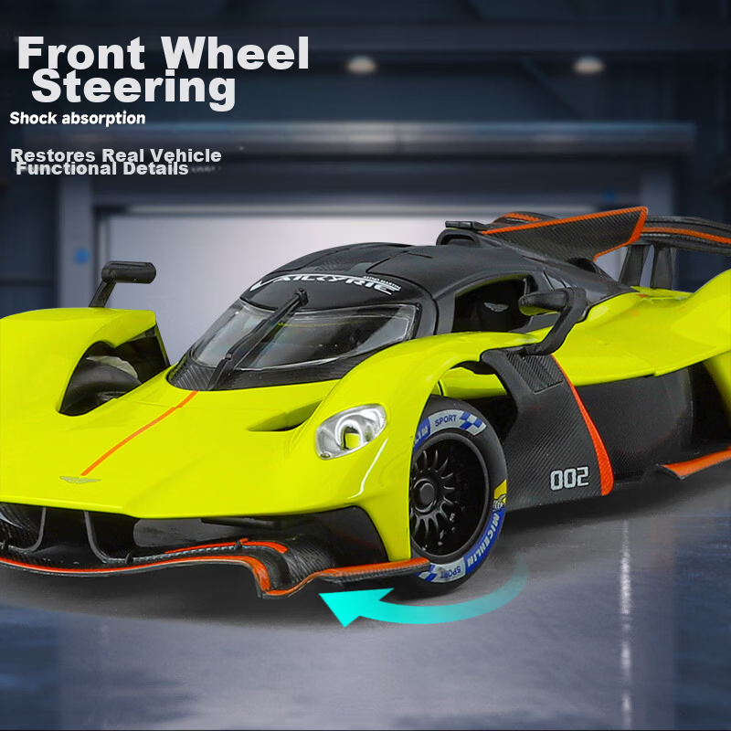 Chiyu Chewan Aston Martin Valkyrie Sports Car Model Realistic Alloy Car Toy Boys Gift 6