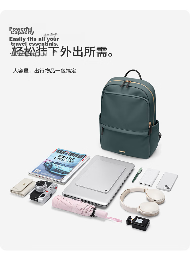 GOLF Women's 14/15 Inch Laptop Backpack Travel Business Briefcase Gift for Girlfriend 10
