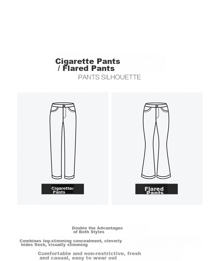 Peacebird Women's High-Waist Summer Commuter Straight-Leg Mint Jeans Denim Off-White Cropped Flared Pants S 9