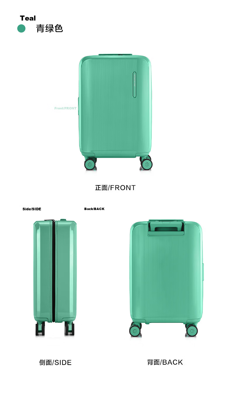 Samsonite 24-Inch ZIVO Gray Hard Shell Spinner Suitcase with TSA Lock Travel Luggage UP9 Chen Weiting Edition Valentine's Day Gift 17