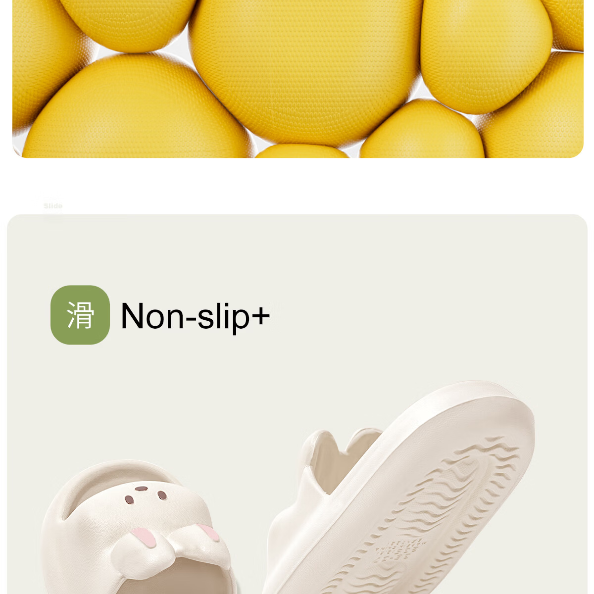 Lidani Women's Slippers Cute Parent-Child Indoor Home Bathroom Summer 2026 EVA Non-Slip Couple Sandals 9