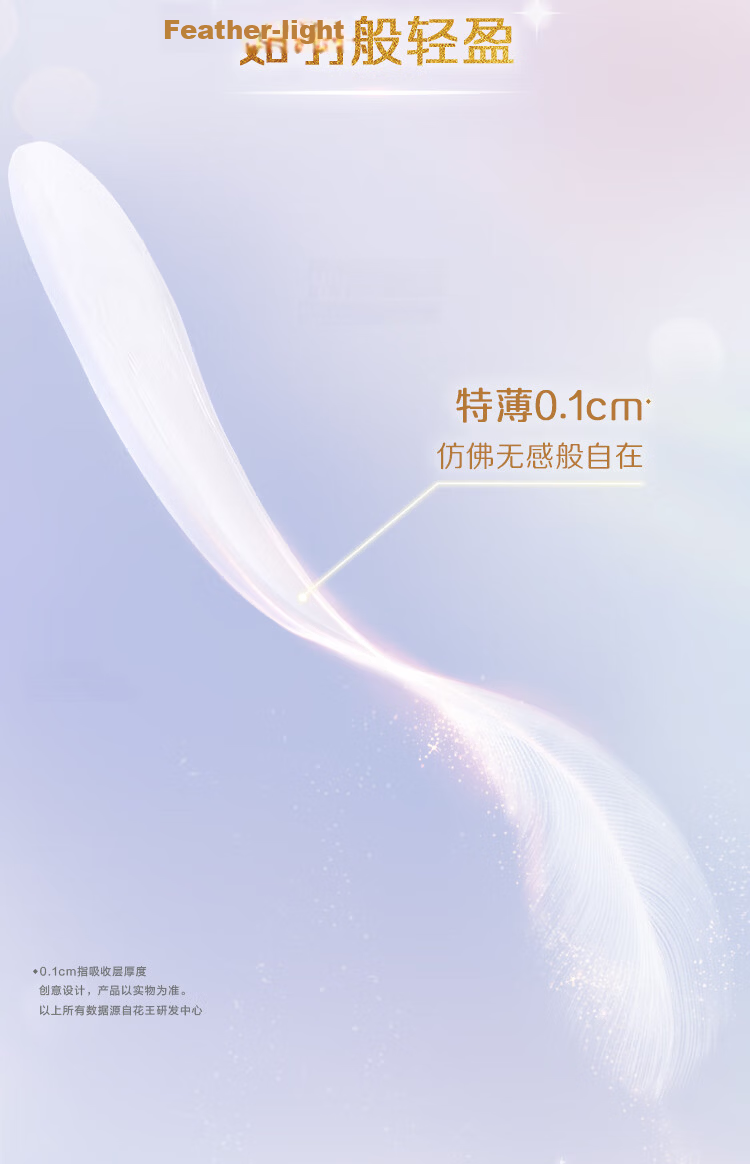 Laurier Kao Zero Touch Feather Cotton Ultra Thin Breathable Mini Panty Liners 17cm 14pcs JD Self-operated 4