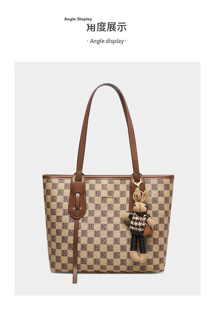 Aokang Women's Bag Fashionable Vintage Floral Tote Light Luxury Commuter Shoulder Bag Birthday Gift for Girlfriend Wife 17