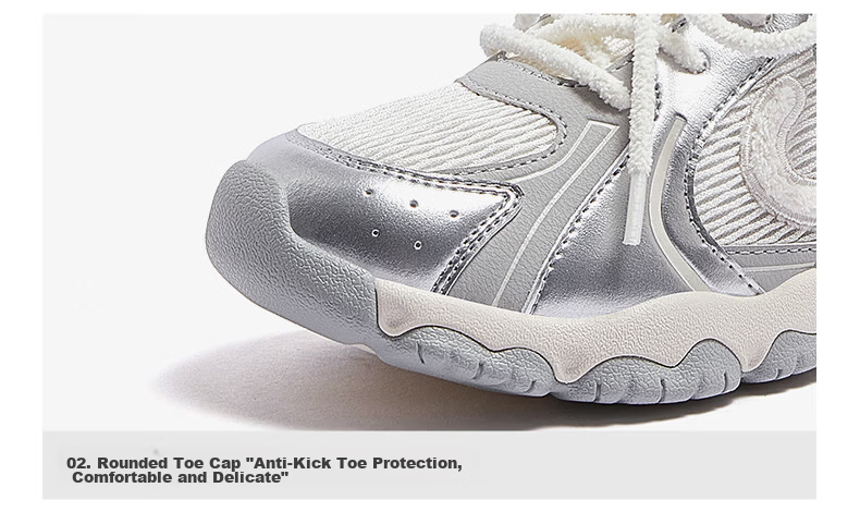 CAMEL Lightweight Cloud Training Shoes Women Naiwa Collaboration Height Increasing Thick Sole Casual Sports Shoes L26SXG3217 Off-White/Silver Size 38 15