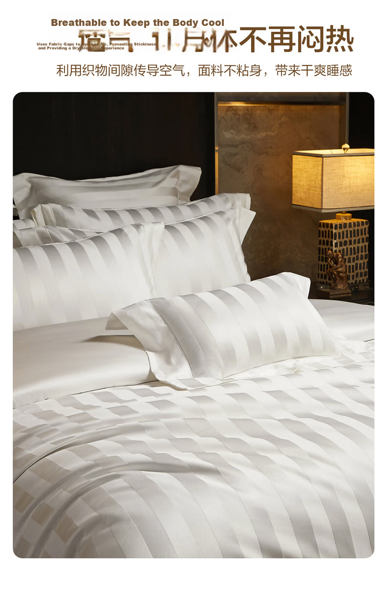 Shuixingjiafang Four-Piece Bedding Set, 100-Count Long-Staple Cotton, 100% Pure Cotton, Silky Duvet Cover And Bed Sheet, Double-Size Luxury High-End for 1.8m Bed, Garden Style 9
