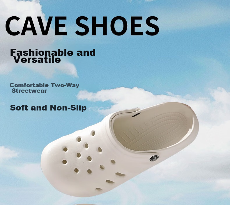 Huamei Jianbu Men's Outdoor Breathable Sandals Non-Slip Comfortable Beach Slippers HM2618 Black Size 40-41 1