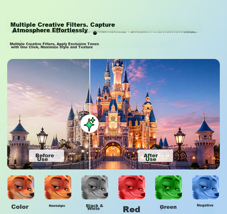 Disney Children's Camera, High-Definition Photo And Video Instant Camera, CCD Digital Camera, Toy for Boys And Girls, Birthday Gift 11
