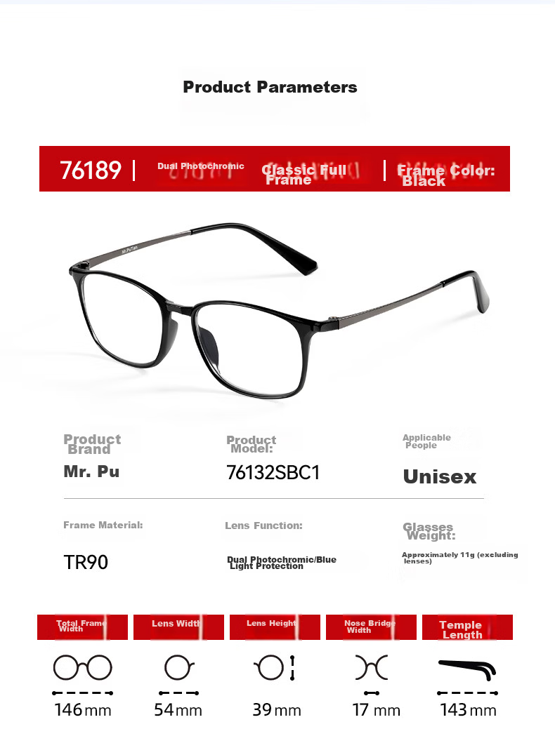Mr.PuTian Reading Glasses for Men And Women, Anti-Blue Light, Imported High-Definition Genuine First-Line Brand Reading Glasses, 300 Degrees, for Ages 65-69 17