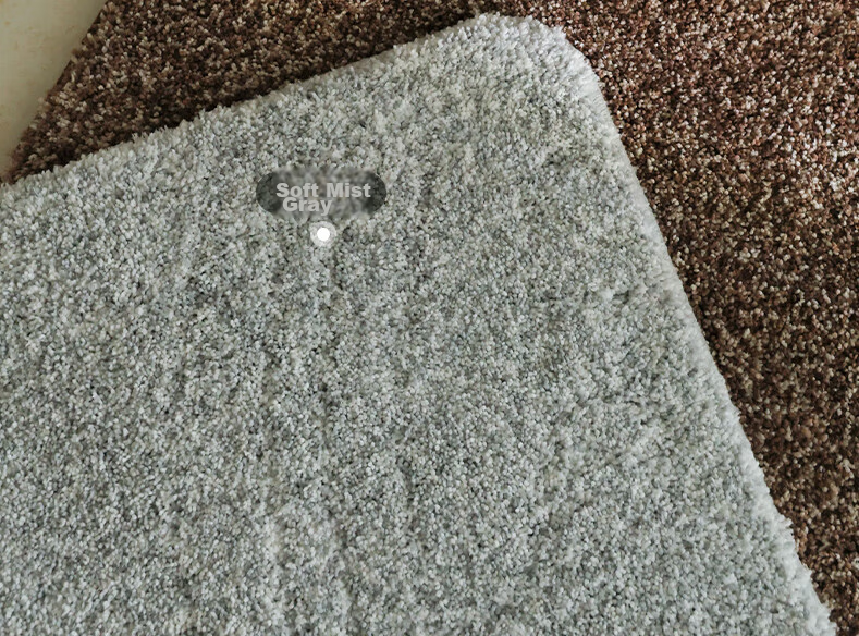Saibosi Washable Bathroom Doorway Mat, Antibacterial, Absorbent, Non-Slip Foot Mat, Plain Color Carpet for Bathroom Doors, 40X60CM 4