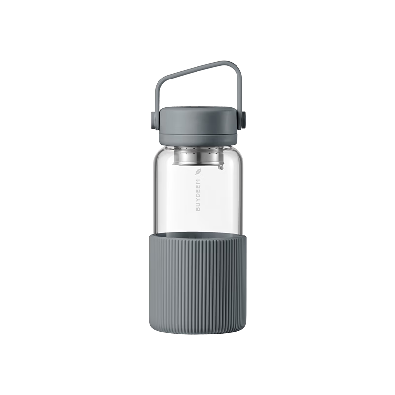 Buydeem Tea Infuser Cup, Tea And Water Separation Glass Cup, Water Bottle for Men And Women, Tea Steeping Cup, Mid-Autumn Festival Gift