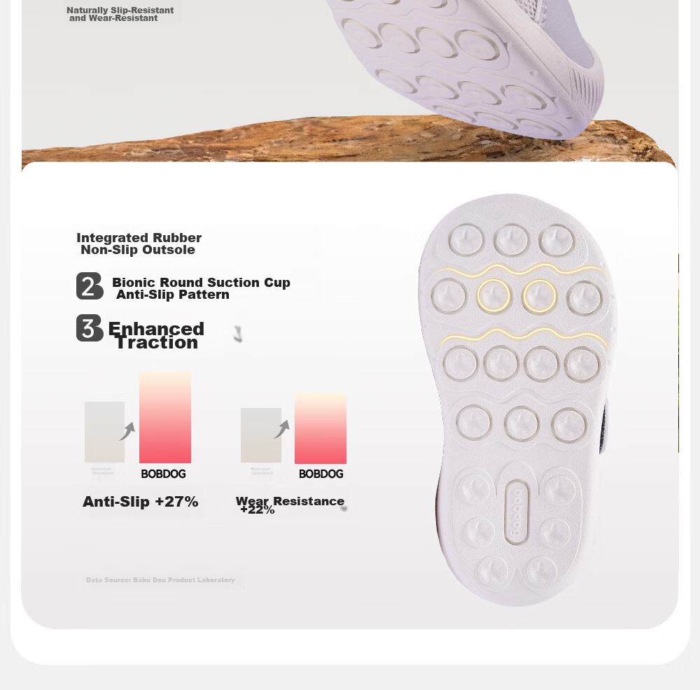 BOBDOG Toddler Shoes, Baby Walking Shoes, Soft Sole, Non-Slip, Spring Style, Anti-Collision, Functional Shoes for Boys And Girls, Infant Footwear, Khaki, Size 20 11