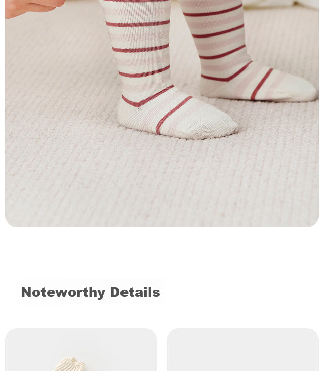 TONGTAI Baby Socks Mid-Calf Unisex Seamless Non-Binding Wide Cuff Pink 0-6 Months 15