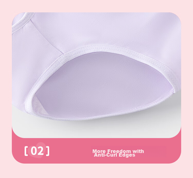 DEESHA [7A Antibacterial] Girls' Underwear Children's Briefs Summer Thin Youth Girls' Shorts 11