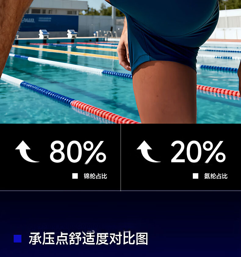 MIZUNO Men's Swim Trunks Square Leg Professional Quick-Dry Chlorine-Resistant Swimming Shorts Hot Spring Gear AD106 Panilan L 11