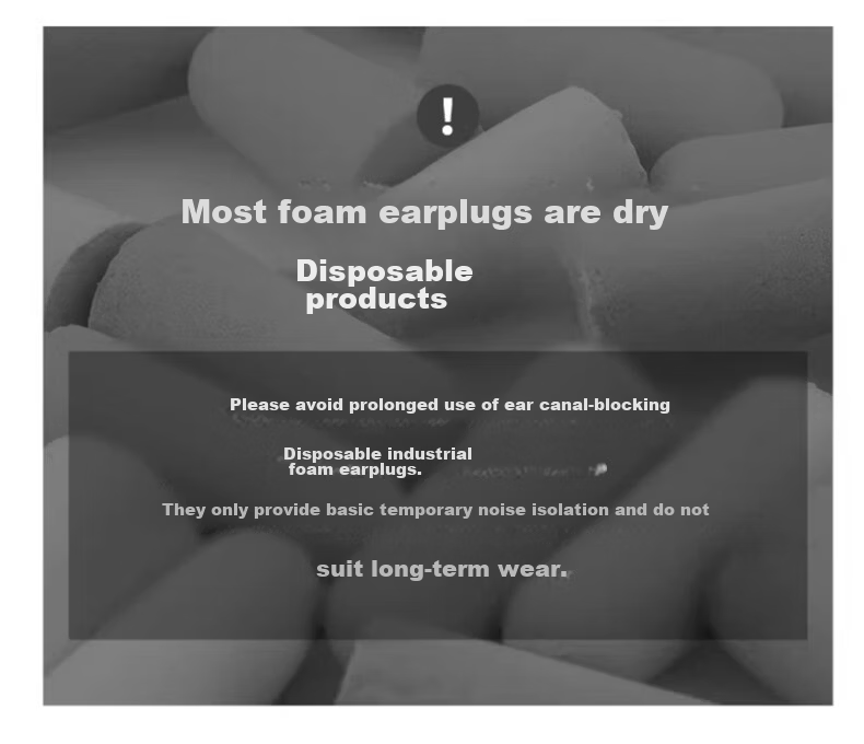 Shunxuan Noise-Cancelling Earplugs for Sleeping, Non-Damaging to Ears, Ultra-Absorbent Industrial Factory Noise Reduction Earplugs for Men And Women, Pack of 10, Light Yellow Slim Waist S037-S 3