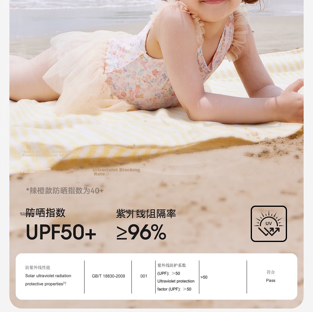 YEEHOO Kids Short Sleeve One-Piece Swimsuit Unisex Children's Thermal Spring Swimwear Summer Sun Protection UPF50+ 7