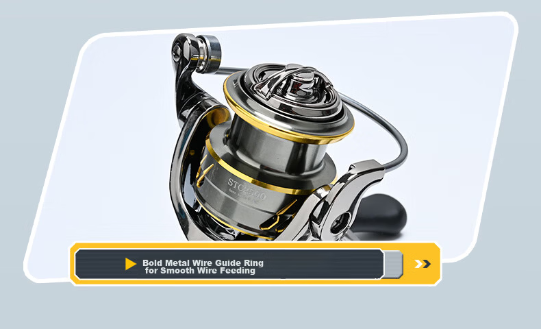 Grsaed STC3000 Spinning Reel Universal Metal Fishing Line Reel Lure Sea Rod Surfcasting Reel Long Casting Reel 17