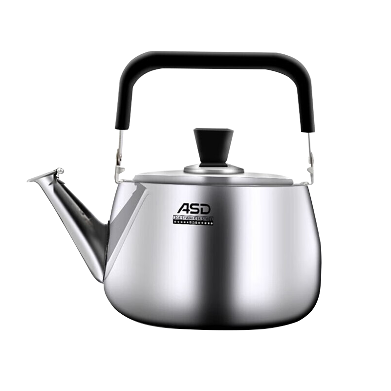 ASD Water Kettle, 304 Stainless Steel, 5L Capacity, Whistling Kettle, Suitable for Gas And Induction Cooktops, Heats Water, HS05C1Q