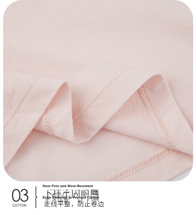 Yiershuang [60 Pieces, 100% Pure Cotton] Women's Base Layer Short-Sleeve Shirt, Round Neck, All-Cotton Soft Comfortable Undershirt, Pajamas, T-Shirt 16