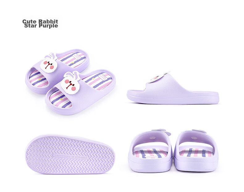 Cheerful Mario Cartoon Rabbit Kids Summer Indoor Outdoor Slippers Cute Bath Non-Odor Children's Sandals 12