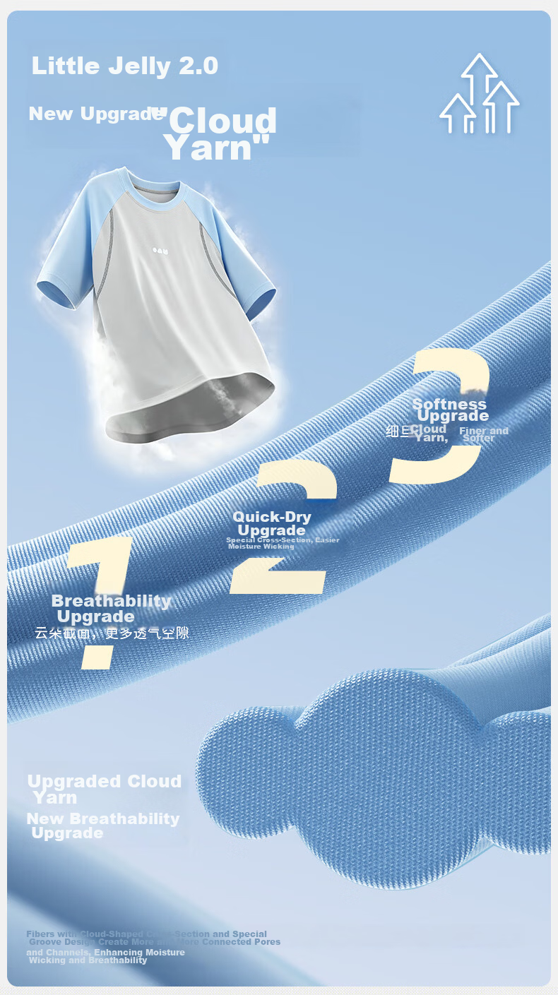 Lemon Baby Kids Quick-Dry Long Sleeve T-Shirt Boys Outdoor Sports Girls Short Sleeve Sun Protection Breathable Lightweight Top 3