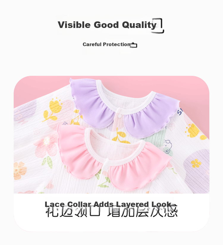 Deesha 100% Cotton Baby Romper Newborn Long Sleeve Bodysuit Unisex Infant Four Seasons Clothing 9