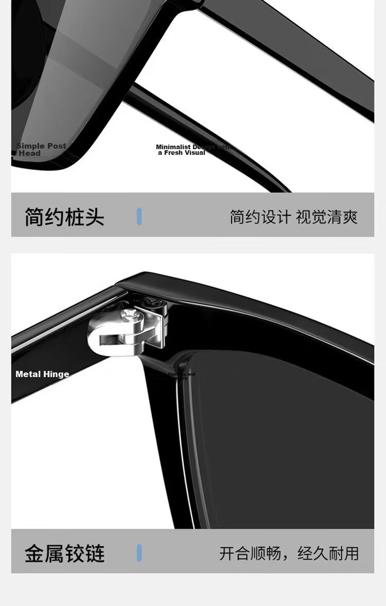 Liangshihui Prescription Sunglasses Polarized Driving Glasses for Men and Women - 200 Degree Myopia 9