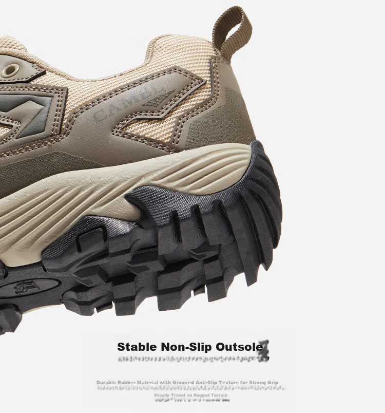CAMEL [Wang Junkai's Choice] Hiking Shoes, Water-Resistant And Non-Slip Trekking Shoes for Men And Women, Outdoor Sports Climbing Shoes, Size 35 6