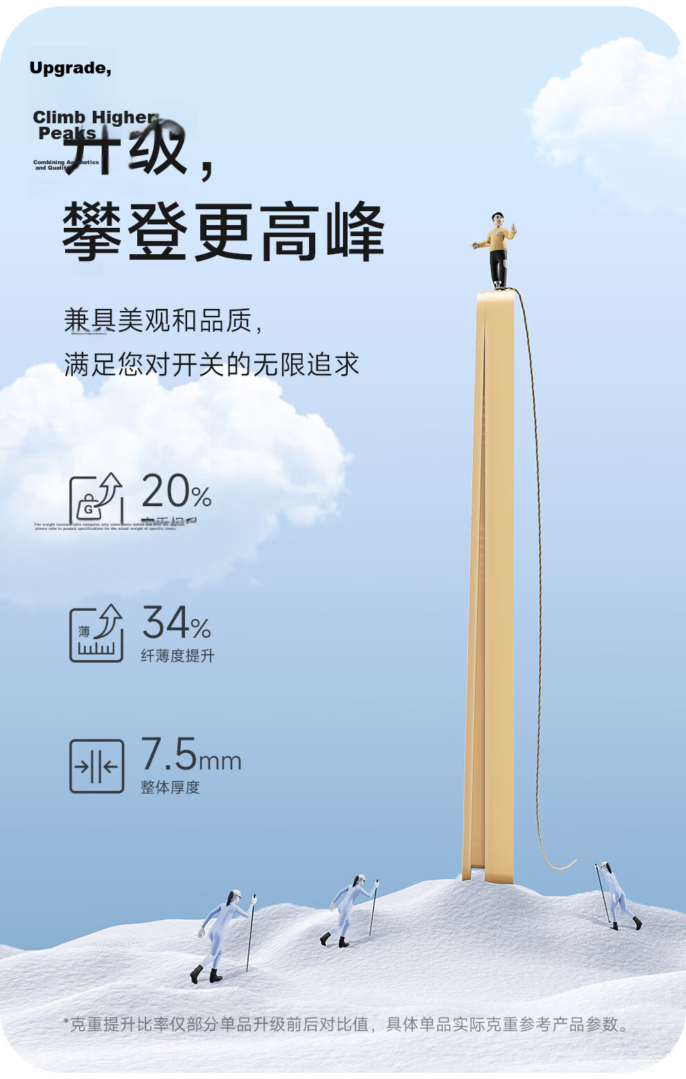 NVCleishidiangong Switch Socket, Three-Gang Single-Control 86-Type Concealed Wall Switch Panel, N25 Champagne Gold 10