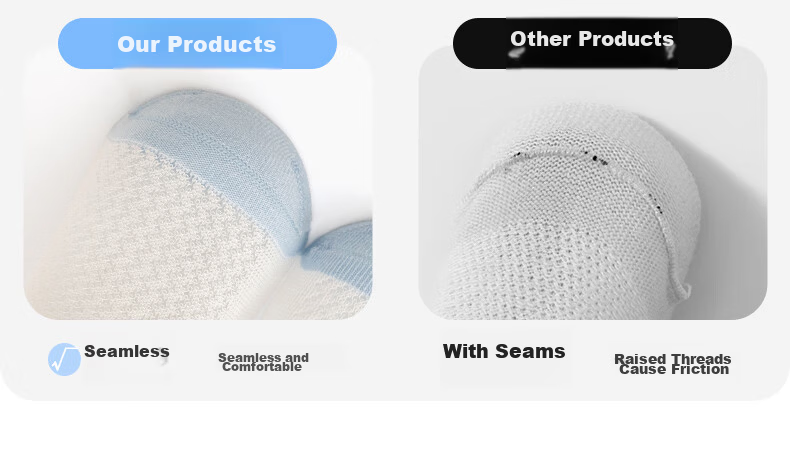 Baby Growth Summer Thin Cotton Socks Seamless Boys A-Class Antibacterial Breathable Mesh Socks 10