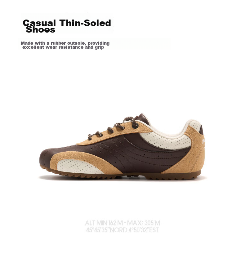 PALLADIUM Spring Autumn New Versatile Women's Lightweight Thin-Soled Derby Casual Sneakers Silver Single Layer Size 36 17