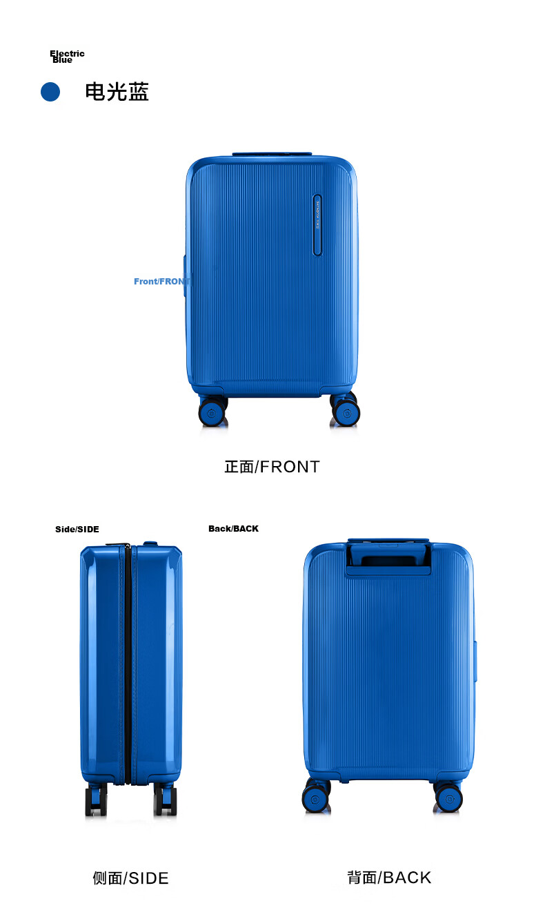 Samsonite 24-Inch ZIVO Gray Hard Shell Spinner Suitcase with TSA Lock Travel Luggage UP9 Chen Weiting Edition Valentine's Day Gift 16