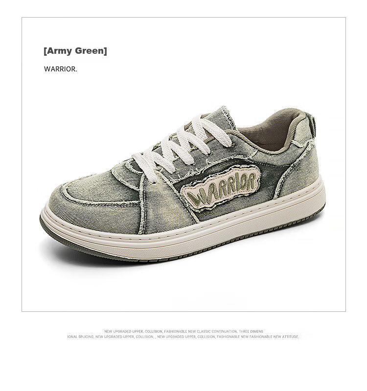 Warrior Women's 2026 Spring Autumn Fashion Sneakers Classic Versatile Retro Casual Shoes Dark Gray Size 38 26