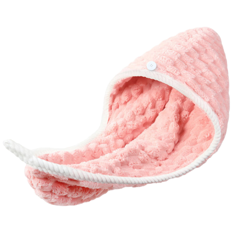 Baoshi Hair Drying Cap, Adult Shower Cap, Quick-Drying, Thickened, Highly Absorbent, Nylon Bathing Hood, Towel, Hair Wrap