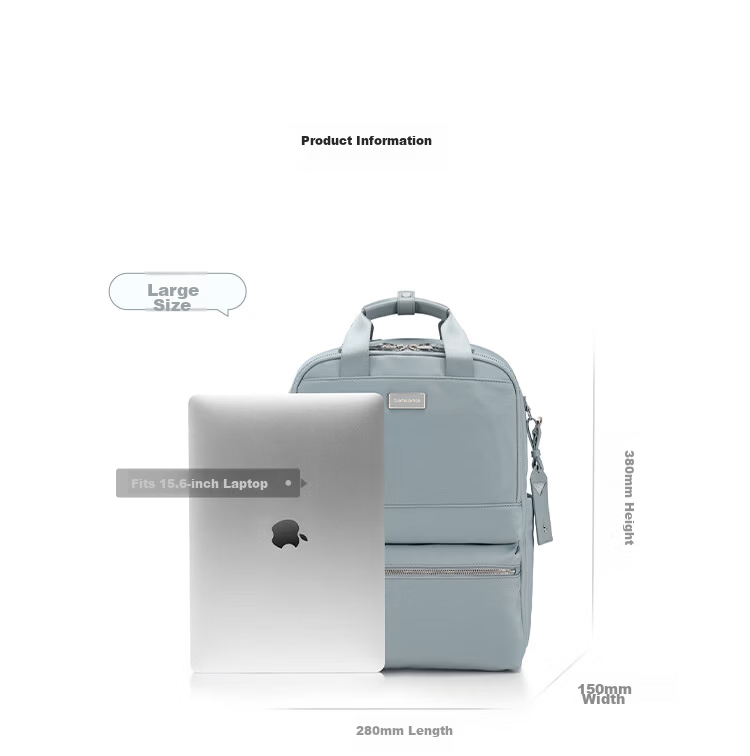 Samsonite Women's Backpack Business Commuter School Bag New Large Capacity NO0 Blue Back to School Gift 17