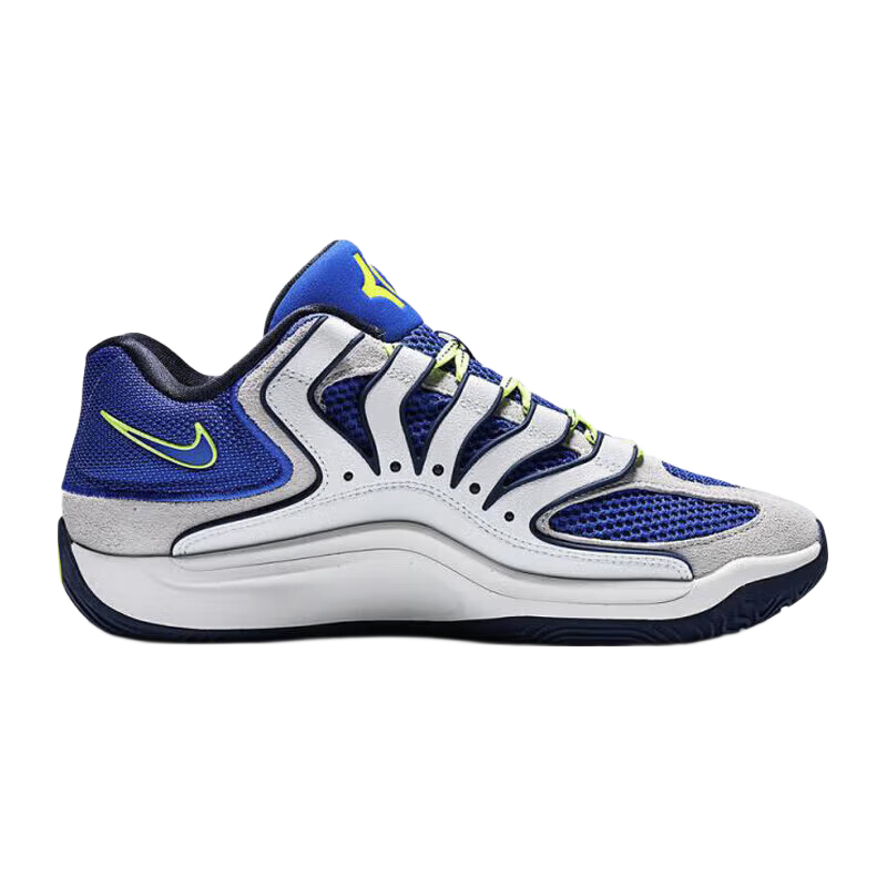 NIKE Men's Casual Shoes KD18 EP Sneakers HV1991-400 Blue/navy Blue, Size 44