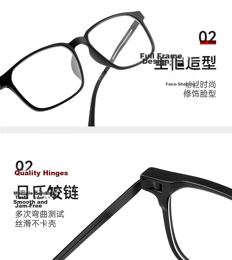 Mr.PuTian Reading Glasses for Men And Women, Anti-Blue Light, Bifocal Integrated Lens, Smart Auto-Focus Reading Glasses, Wearable While Walking 20
