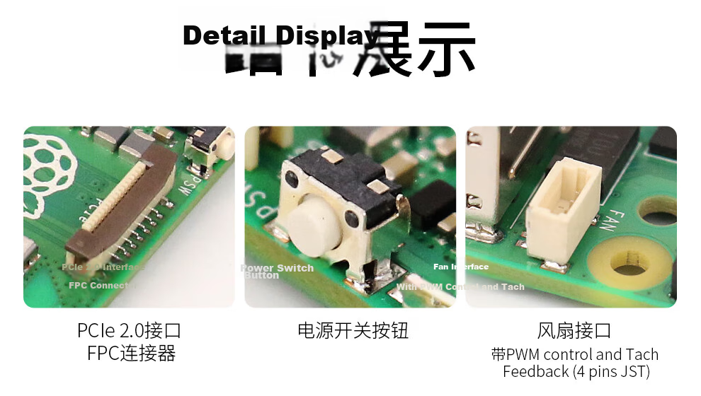 Raspberry Pi 5 Official Original Development Board 5th Generation Mainboard LINUX Kit Computer AI Programming 4GB Mainboard Visual Development Kit (8GB) 45