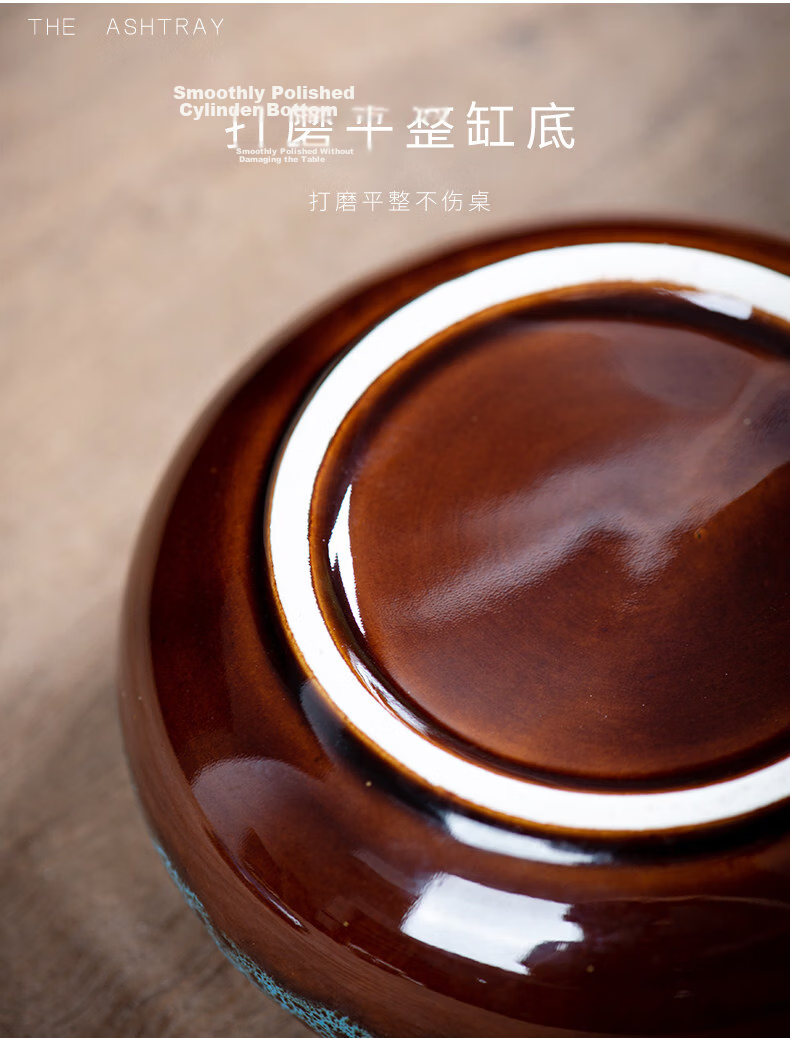 Bangu Mountain Creative Ashtray Home Office Trendy Living Room Anti-Fly Ash Hotel Ashtray Birthday Gift Father's Day 9
