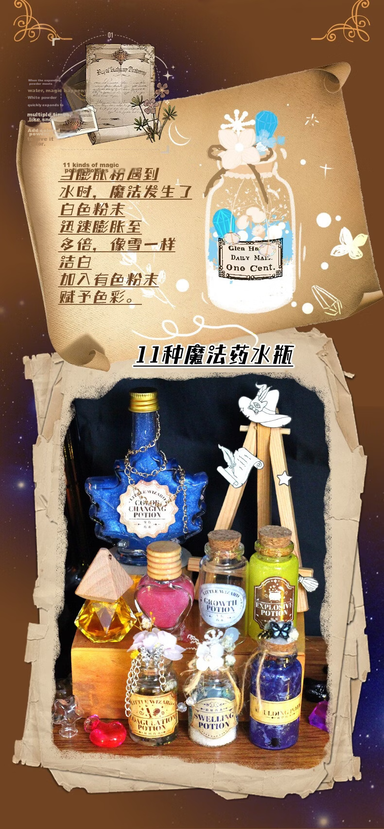 Maiquxingqiu Children's DIY Craft Material Kit Toy Mr. Gift Little Magician Deluxe Edition 4