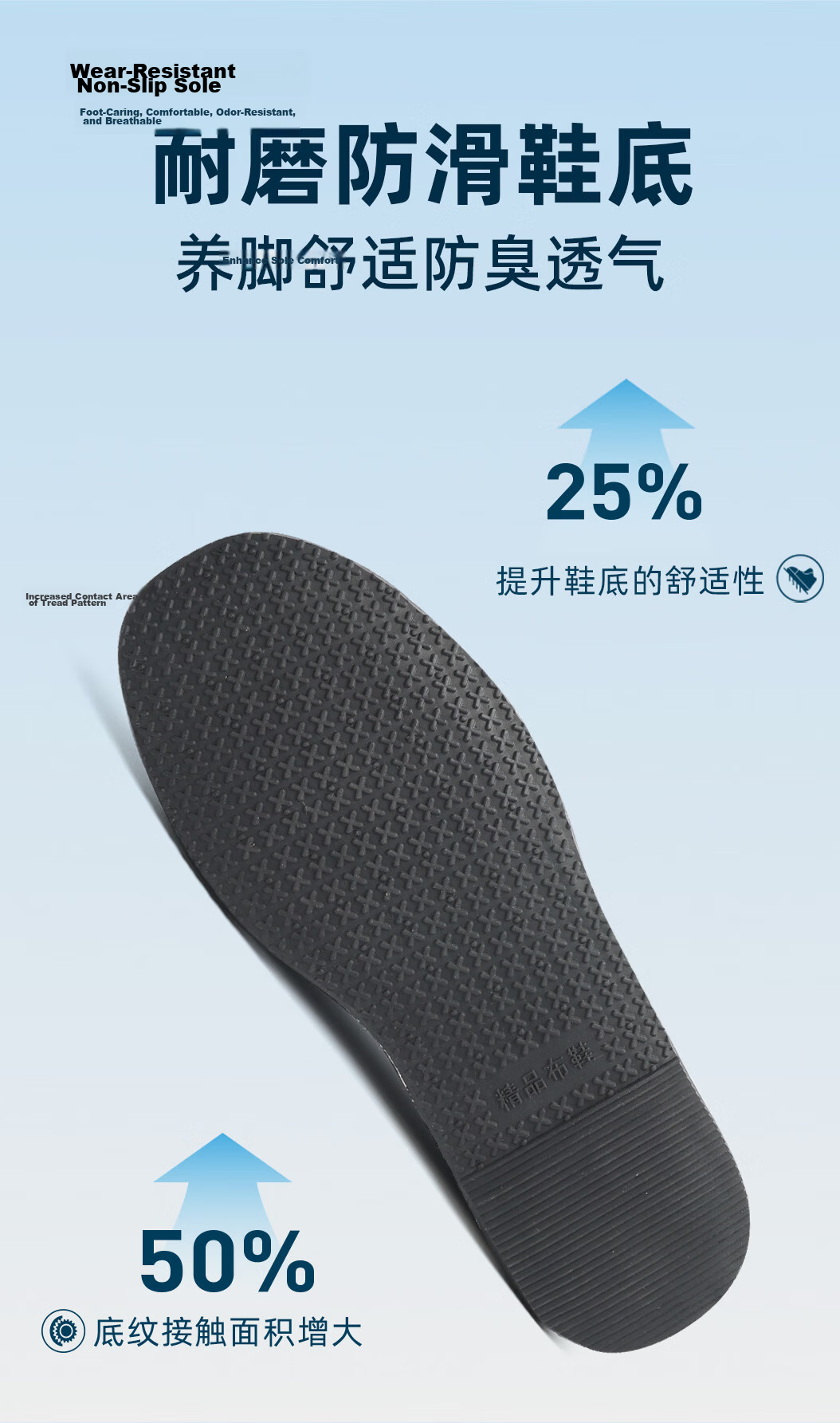 Lifeng Old Beijing Cloth Shoes Men Spring Autumn Casual Breathable Thousand-Layer Sole Flagship Store Chinese Handmade Cloth Shoes Men Black 41 6