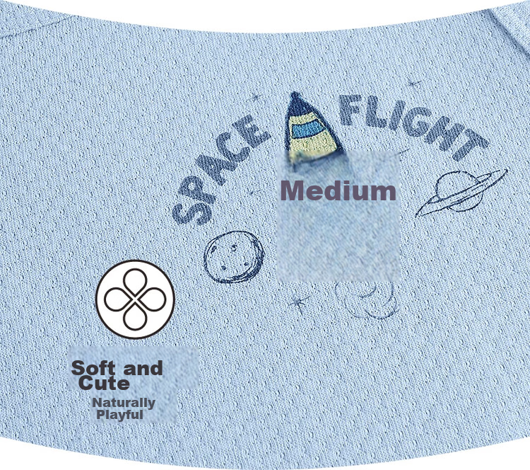 THREEGUN Kids Vest Soft Cotton Mesh Boys Girls Round Neck Vest Aqua Green 120 14
