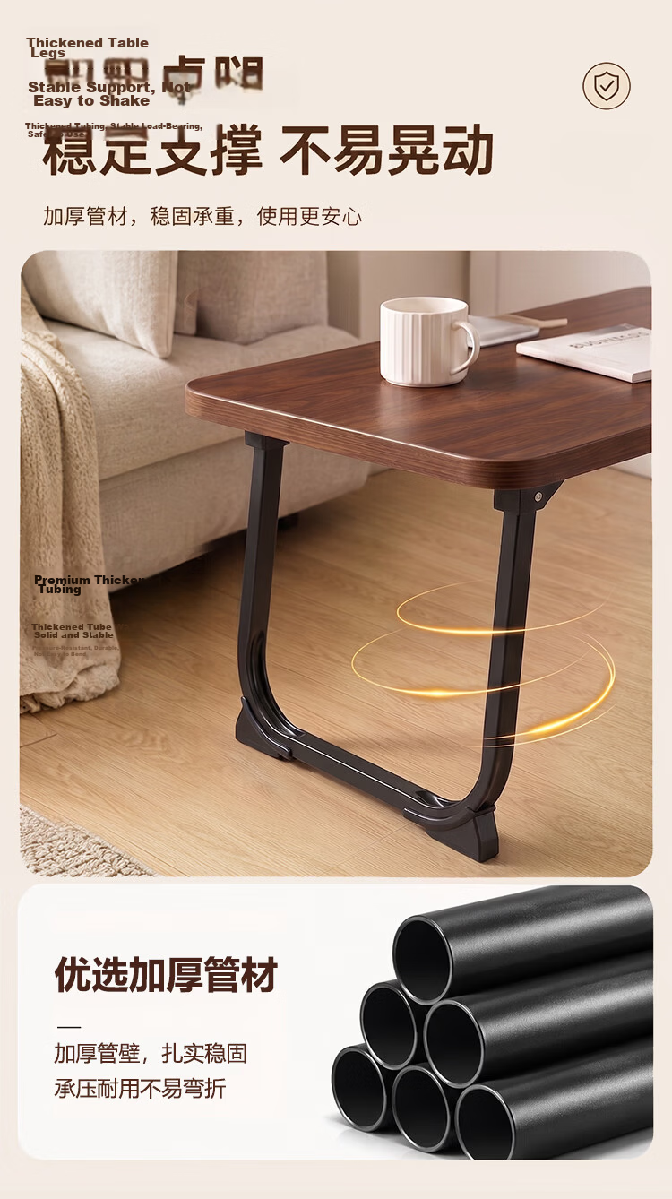 Hakkai Bird Folding Bedside Table Laptop Desk Dormitory Computer Study Desk Student Desk Window Seat Study Table 6