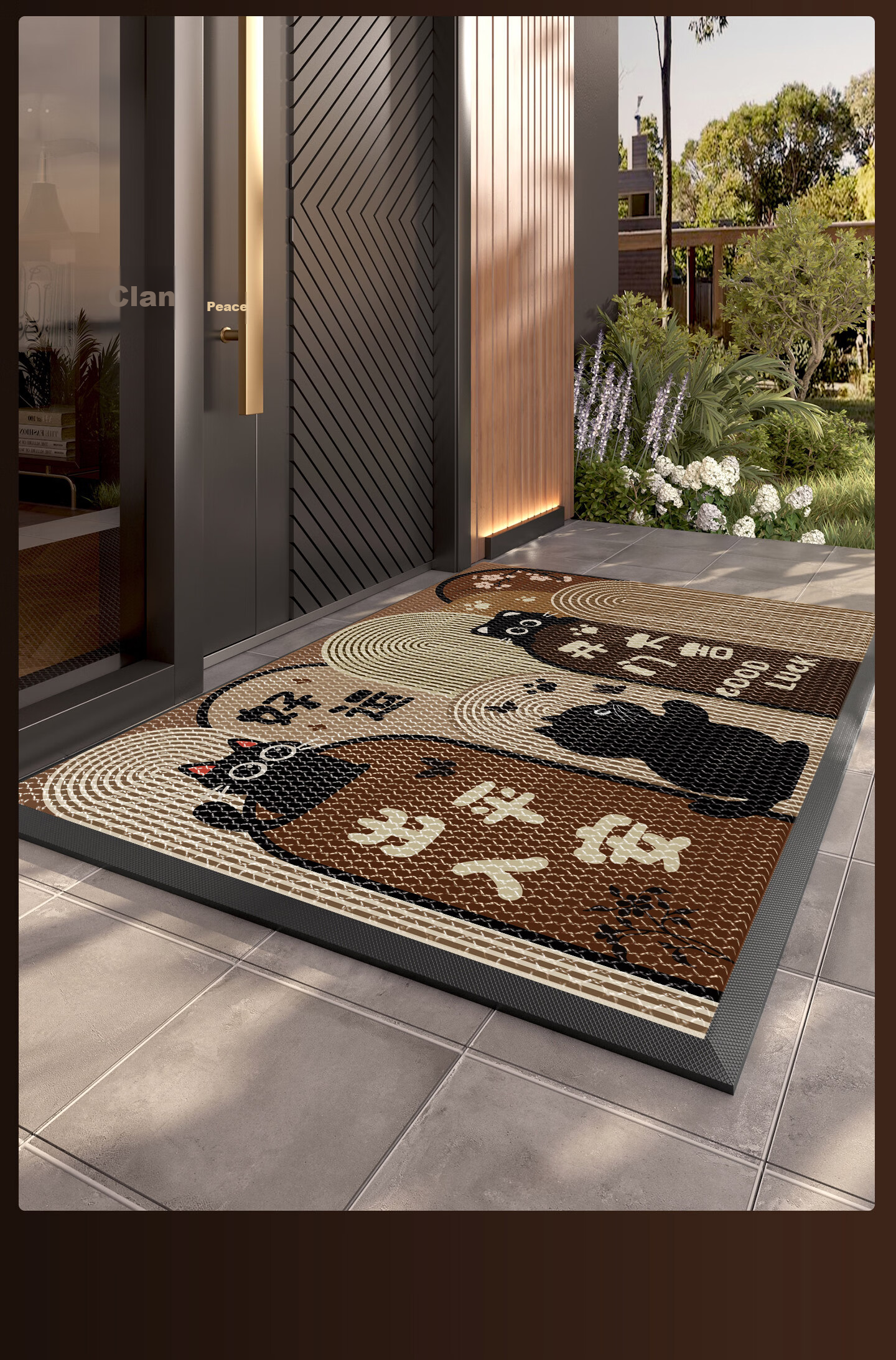 Fengliang Entrance Door Mat Elastic King High-End Villa Carpet Non-Slip Dirt-Resistant Floor Mat 18