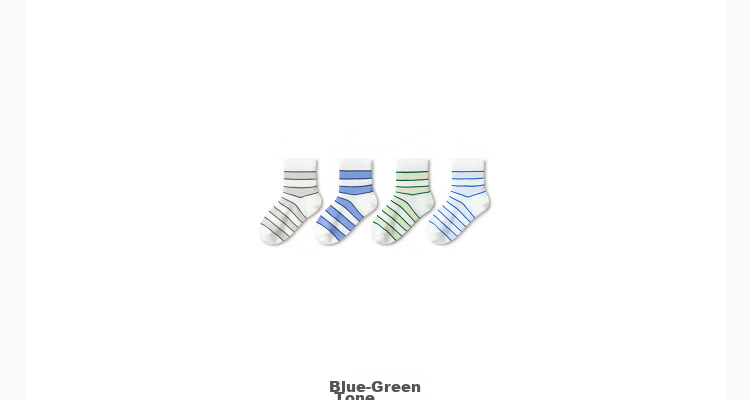 Balabala Kids Socks Summer Mesh Breathable Boys Girls Short Socks Soft Cotton Elastic Comfortable 4-Pack 13