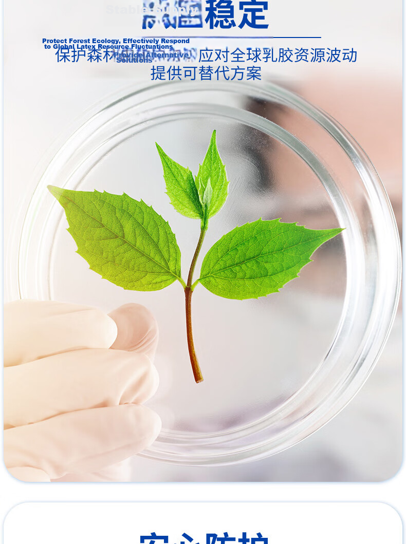INTCO Disposable Synthetic Latex Protective Gloves Labor High Elastic Durable 100pcs/Box Milky White Medium M Size 8