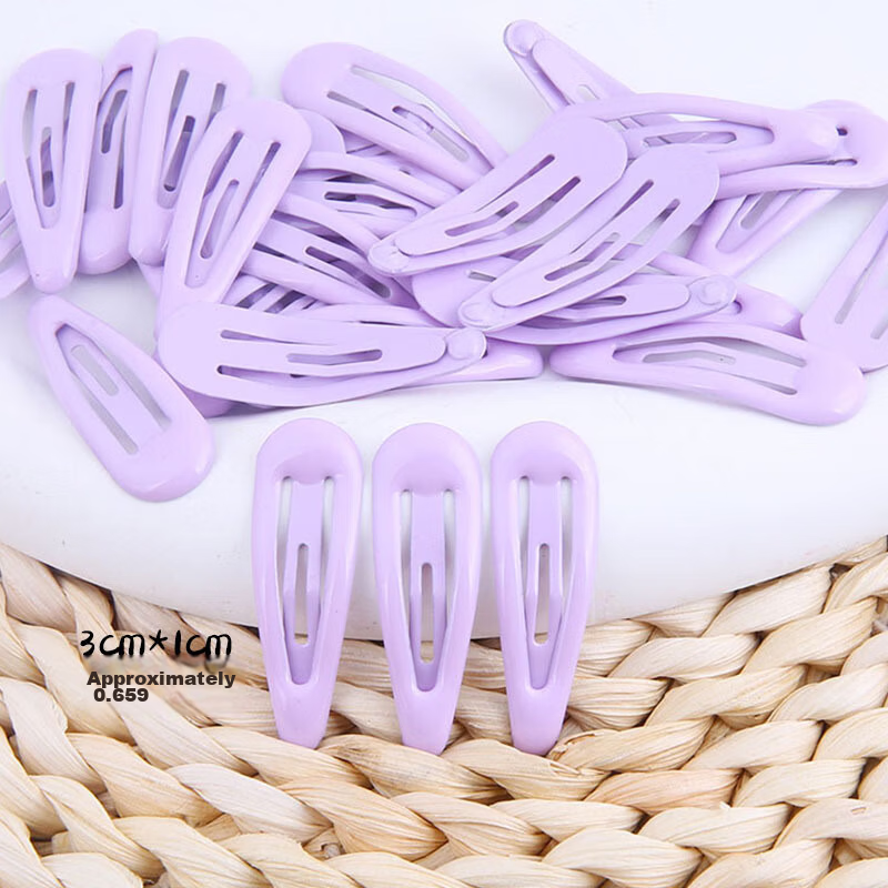 Jiaoxuefei Waterdrop Hair Clips 20pcs Colorful Side Clips for Back Hair Bangs Hairpin Updo Clips Forehead Small Clamps 5