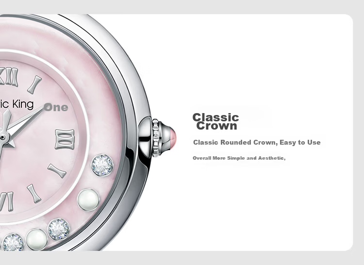 Caloric King Palm Pearl Elegant Fashion Simple Steel Band Women's Quartz Watch Birthday Gift for Girlfriend 5
