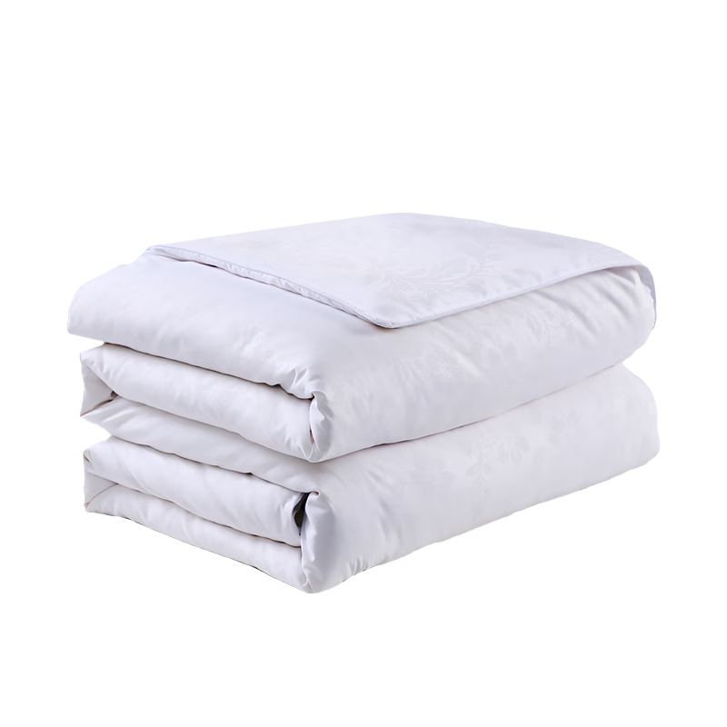 FUANNA Spring And Autumn Comforter, Silk And Soybean Quilt for All Seasons, Double Bed Air Conditioning Quilt, Approximately 4.4 Jin (2.2 Kg), 203*229cm
