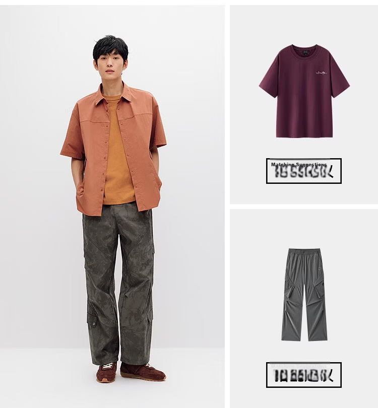 Semir Wang Anyu Marcus Collaboration Men's Short Sleeve Shirt 2026 Summer New UPF50 Sun Protection Top 19